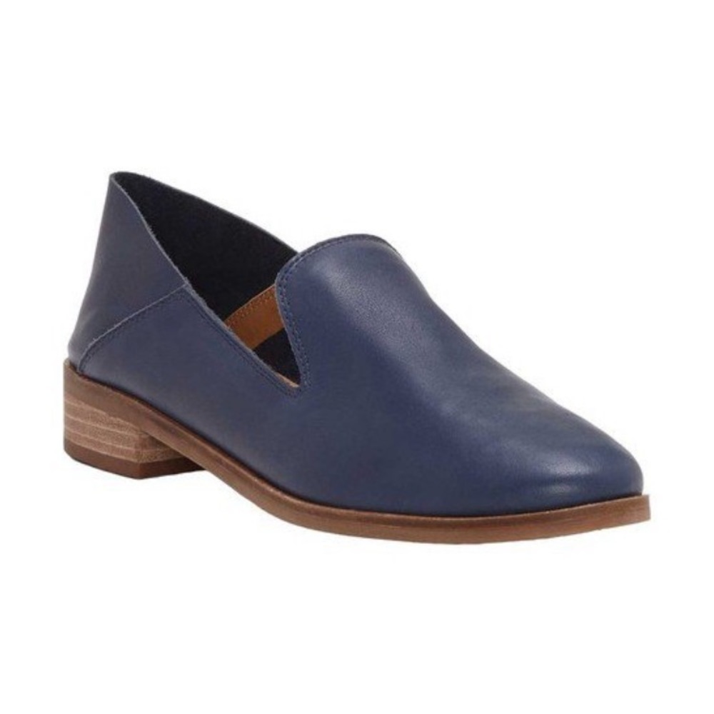 Lucky Brand Cahill Blue Leather Loafers